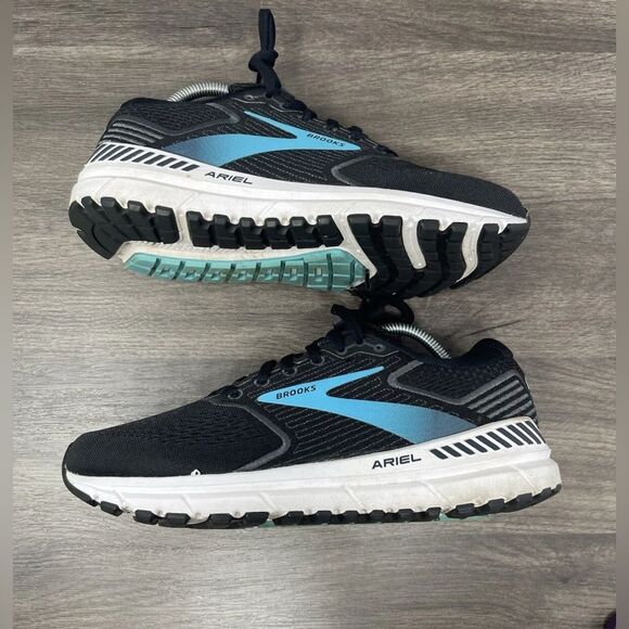 Brooks Ariel 20 Black Running Shoes 1203151B064 Sneakers Women's US Size 7.5 - Picture 15 of 16